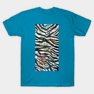 Zebra Paint Splatter T-Shirt